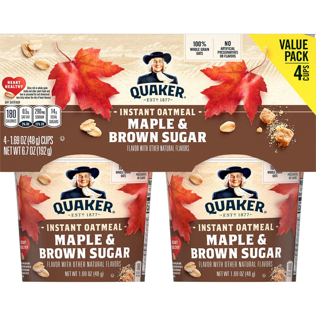 Quaker, Instant Oatmeal, Cinnamon and Spice, 1.51 Ounce (Pack of 10)