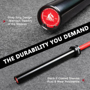 LIONSCOOL 7FT Olympic Barbell for Weightlifting, Power Lifting, 2 Inch Strength Training Bar for Squats, Deadlifts, Presses, Rows, Curls - 700lbs/1000lbs/1500lbs Capacity