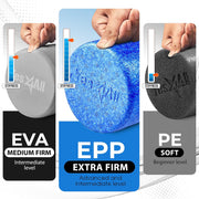 Yes4All High-Density EPP Round Back Roller Foam, Exercise Foam Roller for Yoga, Pilates & Stretching - 12, 18, 24, 36 inch