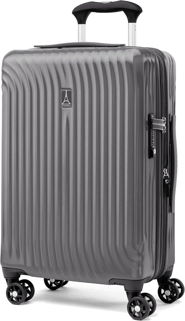 Travelpro Maxlite Air Hardside Expandable Luggage, 8 Spinner Wheels, Lightweight Hard Shell Polycarbonate, Shadow Grey, 2-Piece Set (21/25)
