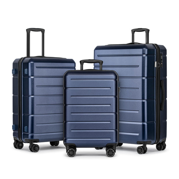 KYME 26 Inch Luggage TSA Approved Hard Shell Suitcases with Spinner Wheels Durable Medium Travel Checked Luggage with Cup Holder for Women Men Pink