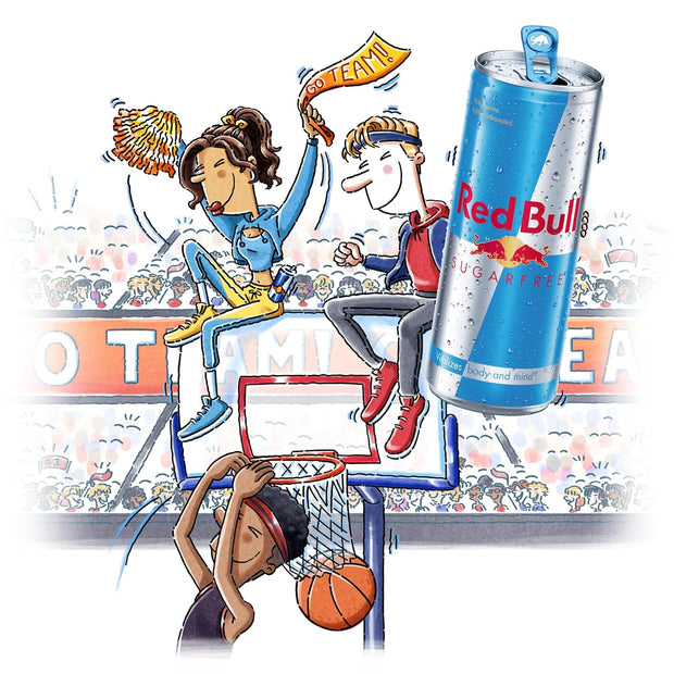 Red Bull Sugar Free Energy Drink with 114mg Caffeine plus Taurine & B Vitamins, 12 Fl Oz, Pack of 24 Cans