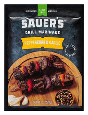 Sauer's Whole Black Pepper | 1 Pound Canister | Foodservice