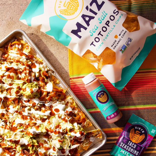 Siete Mild Taco Seasoning Mix | Gluten Free | Vegan | Paleo | Preservative Free | Whole 30 Approved (1 Packet)