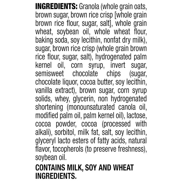 Quaker Chewy Dipps Granola Bars Chocolate Chip, 1.09 oz, 14 Ct