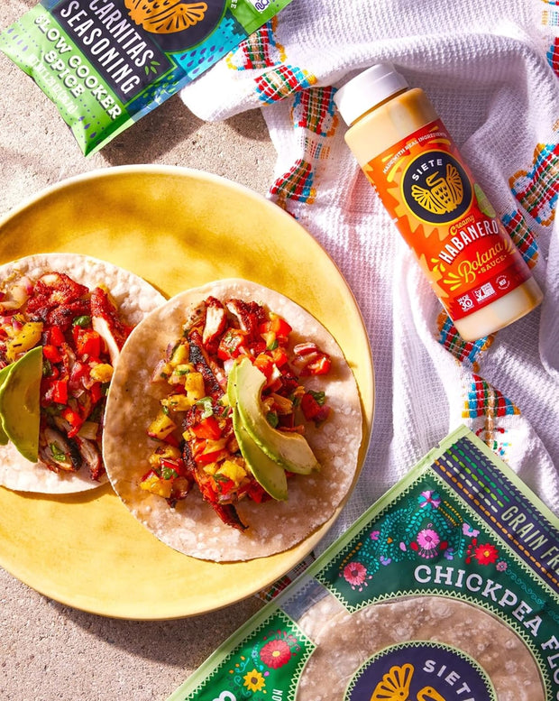 Siete Mild Taco Seasoning Mix | Gluten Free | Vegan | Paleo | Preservative Free | Whole 30 Approved (1 Packet)