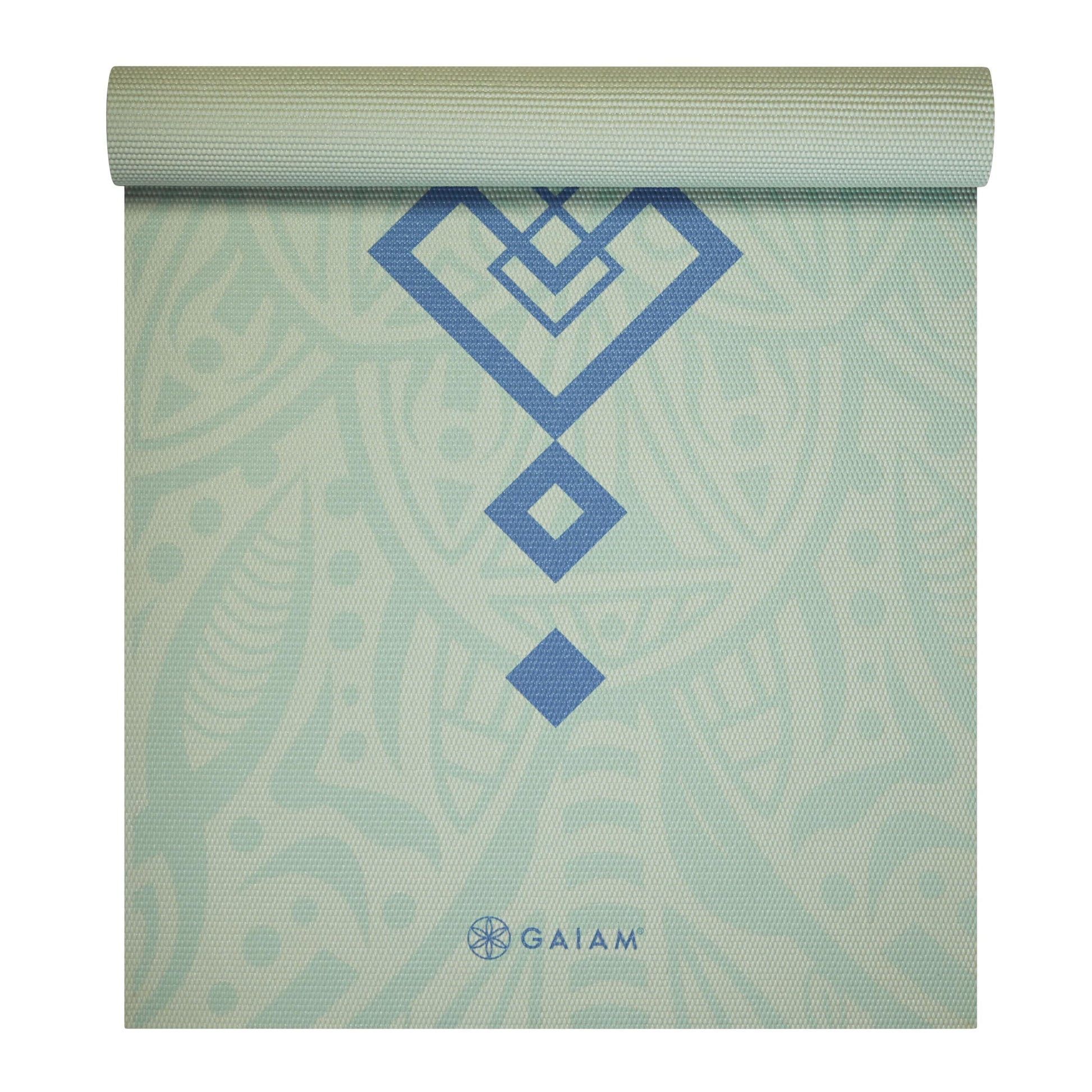Gaiam Print Yoga Mat, Non Slip Exercise & Fitness Mat for All Types of Yoga, Pilates & Floor Exercises