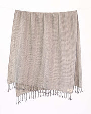 Teema Large Turkish Beach Towel - 100% Turkish Cotton - Sand Free - Fast Drying - Versatile and Multi-Use - The Waffle Weave (Ice)