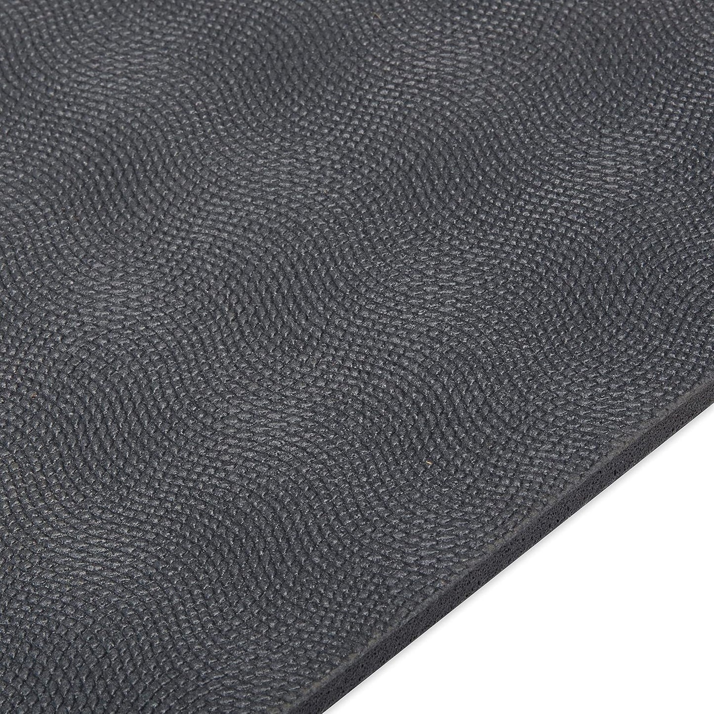 Gaiam Dry-Grip Yoga Mat - 5mm Thick Non-Slip Exercise & Fitness Mat for Standard or Hot Yoga, Pilates and Floor Workouts - Cushioned Support, Non-Slip Coat - 68 x 24 Inches
