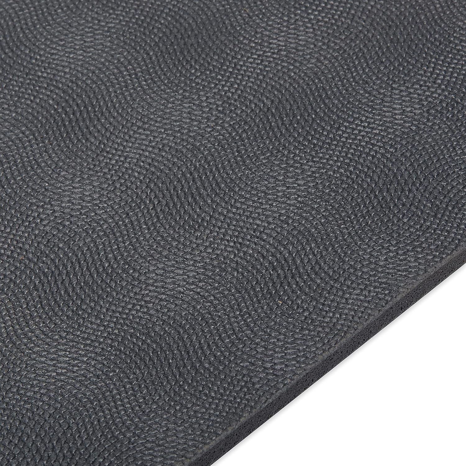 Gaiam Dry-Grip Yoga Mat - 5mm Thick Non-Slip Exercise & Fitness Mat for Standard or Hot Yoga, Pilates and Floor Workouts - Cushioned Support, Non-Slip Coat - 68 x 24 Inches