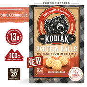 Kodiak Cakes Oatmeal Protein Ball Mix, Snickerdoodle, High Protein, 100% Whole Grains, (Pack of 6)