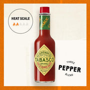 TABASCO Brand Cayenne Garlic Pepper Sauce, Mild Hot Sauce, Bulk Plastic Jug, Smoky & Zesty Blend with Savory Garlic, Perfect for Large Recipes, Great for Italian Dishes & More, 64 Fl Oz (Pack of 1)