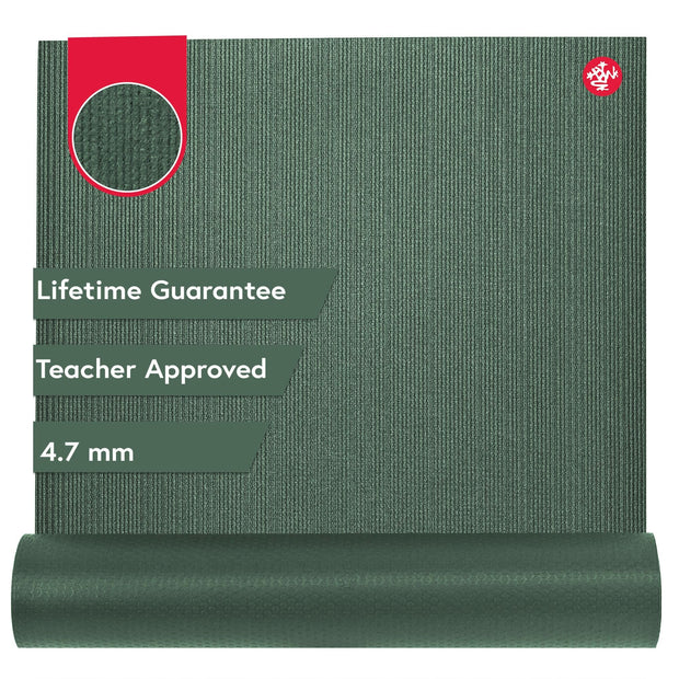 Manduka PROlite Yoga Mat 71" - 4.7mm | Lifetime Durability | Hygienic Construction | Teacher Approved | 71 x 24 inches | Elderberry