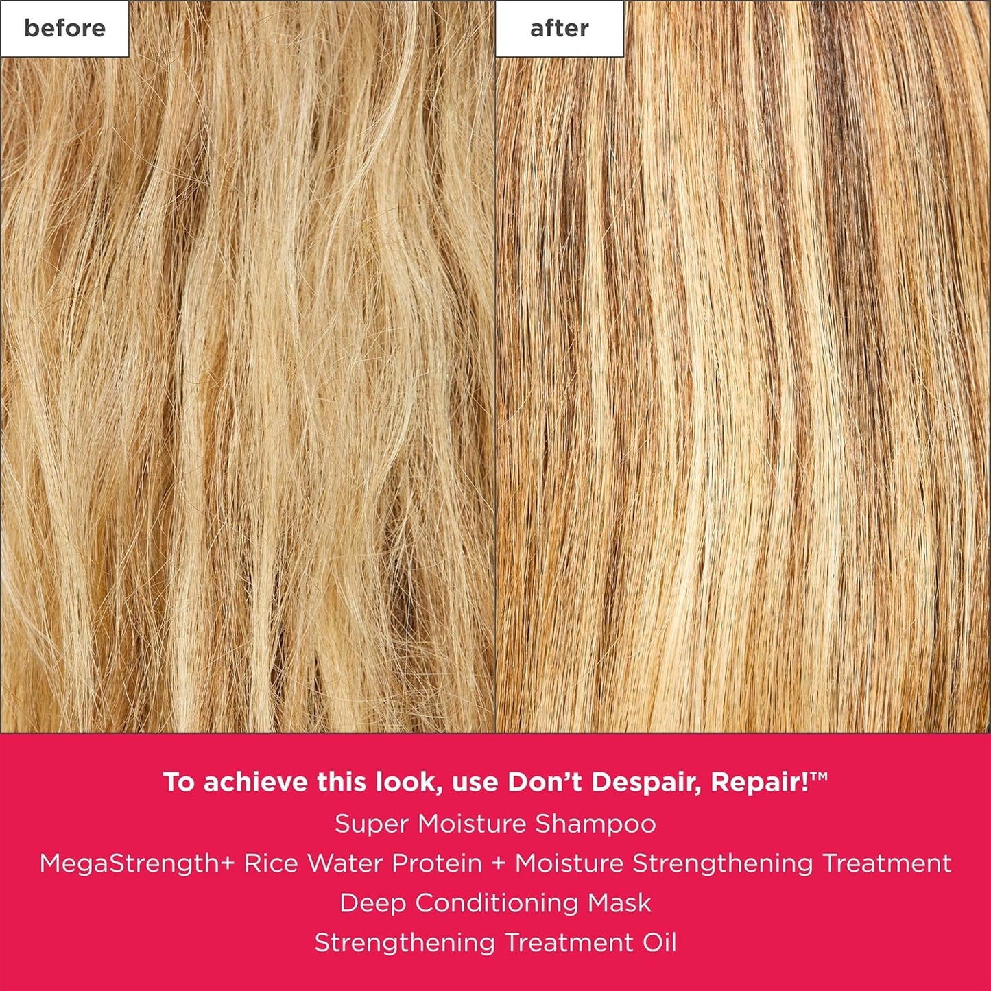 Briogeo Don't Despair, Repair! Megastrength+ Rice Water Protein Treatment, Moisture Strengthening Hair Treatment, Dry and Damaged Hair, Vegan, Cruelty-Free, 5 fl oz