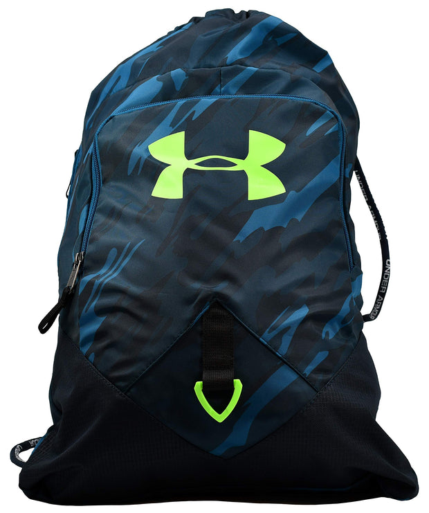 Under Armour Unisex-Adult Undeniable Sackpack , Black (001)/Metallic Silver , One Size Fits Most