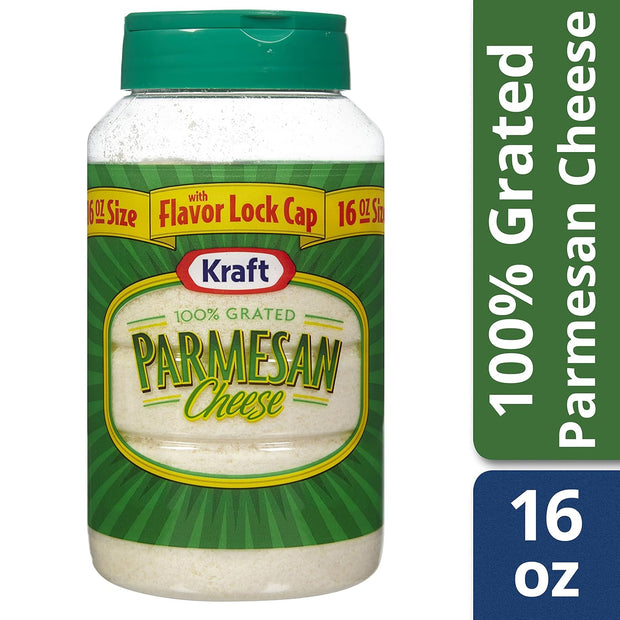 Kraft Parmesan Grated Cheese (8 oz Shaker)