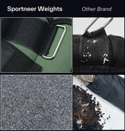 Sportneer Adjustable Ankle Weights for Women and Men 7 lbs/Pair Adjustable Leg Weights with Secure Straps, Strength Training Weighted for Yoga, Walking, Running, Aerobics, Gym, Physical Therapy