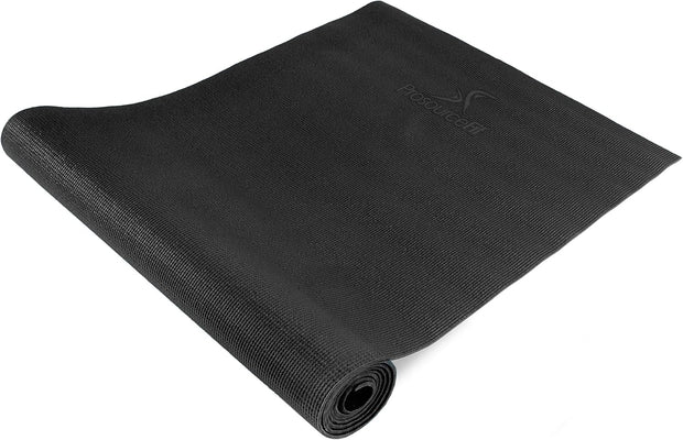 ProsourceFit Classic Yoga Mat 1/8” (3mm) Thick, Extra Long 72-Inch Lightweight Fitness Mat with Non-Slip Grip for Yoga, Pilates, Exercise