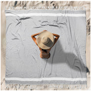 Oversized Turkish Beach Towel Blanket XXL Cotton Sandproof Towels Boho Woven Extra Large Big Sand Free Giant Throw Thick Blankets Huge Quilt XL Picnic Camping Necessities Cloud For Adult Gifts Beige