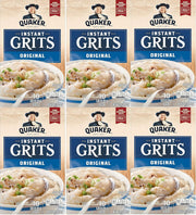 Quaker, Instant Grits, Original, 12 Count, 12oz Box (Pack of 6)