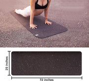 SUGA Premium 100% Recycled Yoga Mat - Textured Non-Slip for Hot Yoga, Eco-Friendly, 5mm Thick, Made in USA