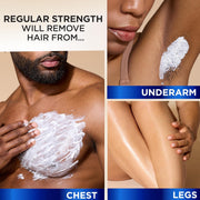 SoftSheen-Carson Magic Razorless Shaving Cream, Hair Removal Cream for Body Hair, Regular Strength Depilatory Cream, Works in 4 Minutes for Normal Hair, 2 Count