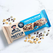 Quaker Protein Granola Bars, 2 Flavor Variety Pack, 10g Protein, 1.41 oz Bars, 20ct