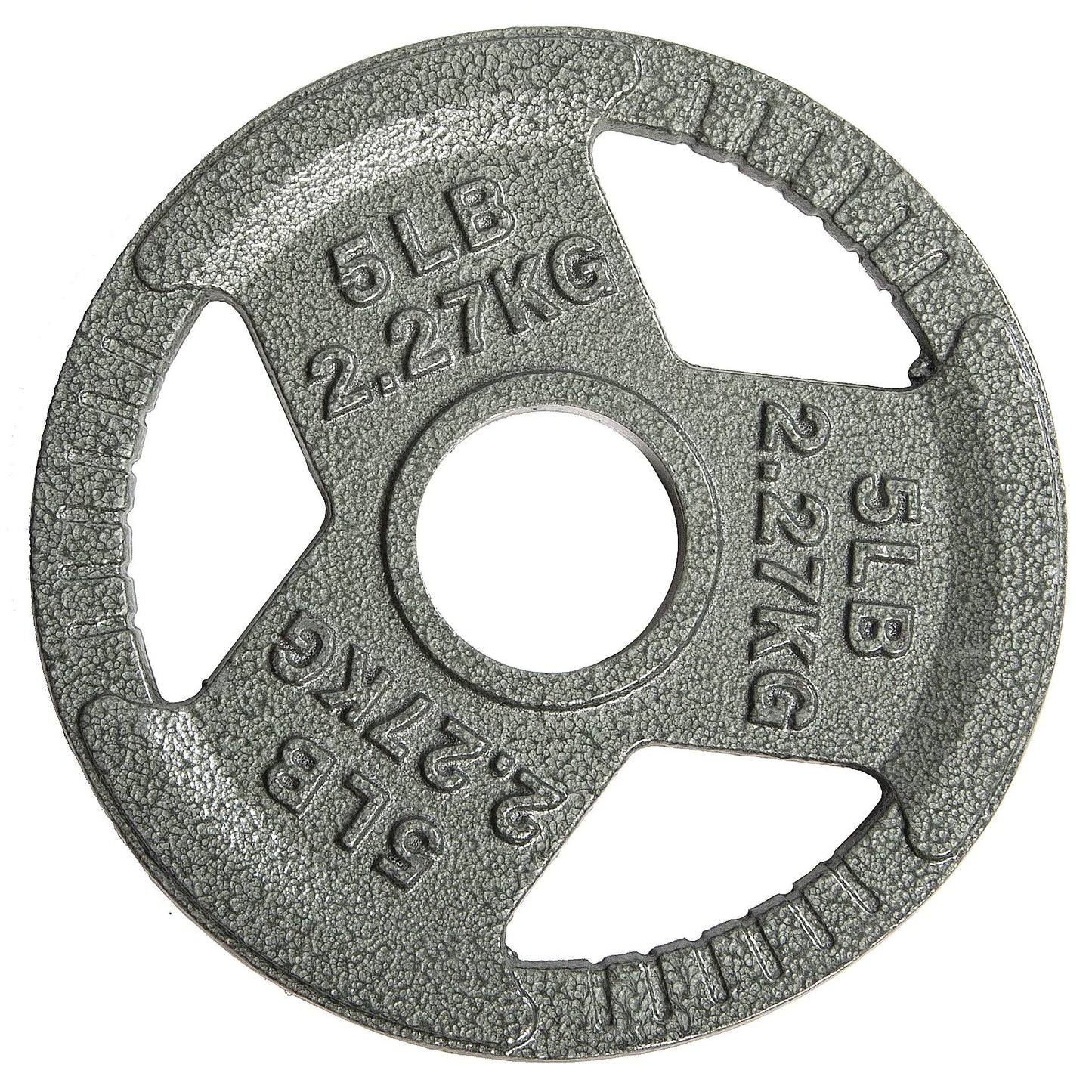 Olympic Cast Iron 2-Inch Weight Plates for Strength Training & Weightlifting, 255 Pounds Set, Multiple Packages