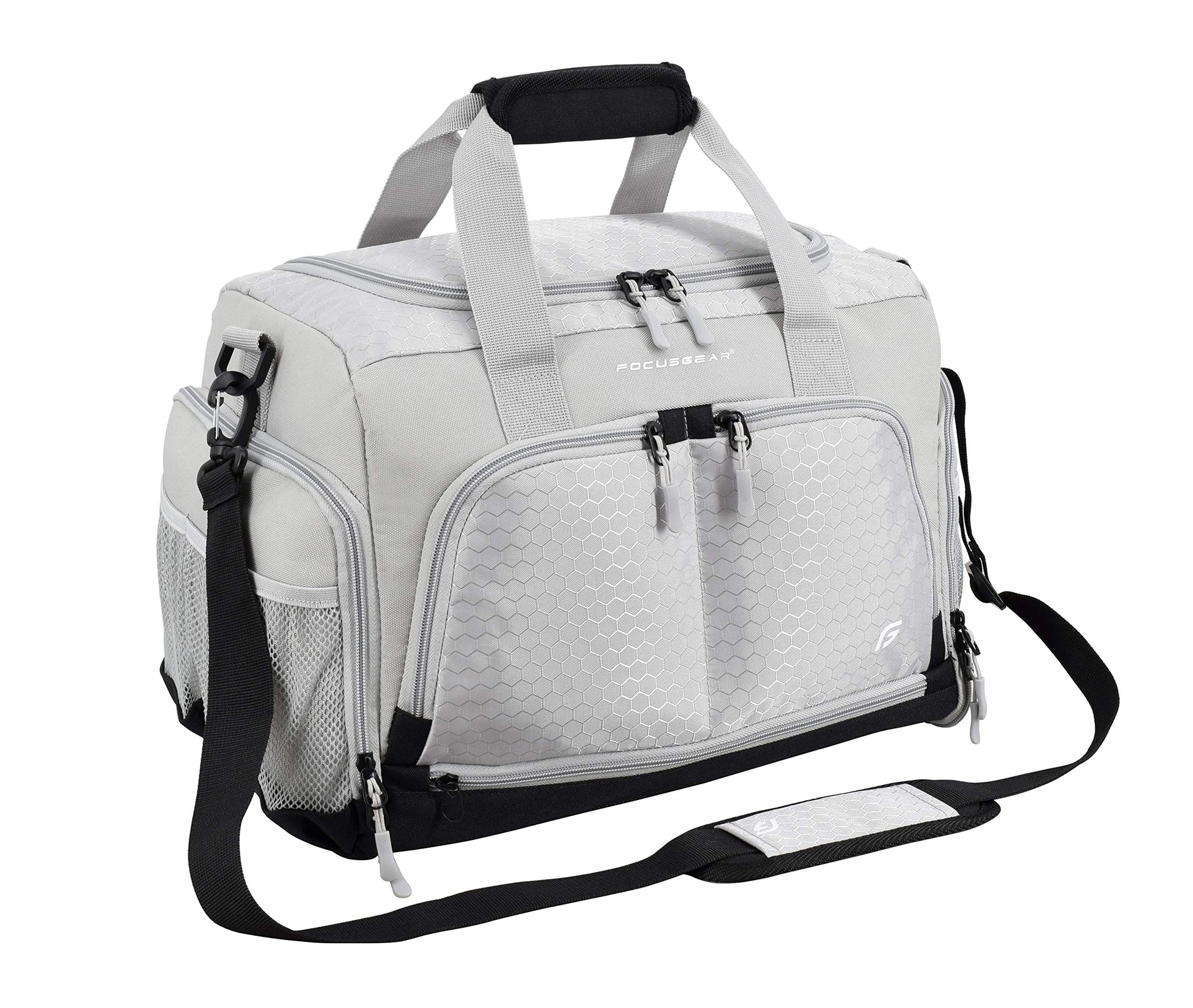 Ultimate Gym Bag 2.0: The Durable Crowdsource Designed Duffel Bag with 10 Optimal Compartments Including Water Resistant Pouch