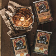 Kodiak Cakes Power Cakes Variety Pack - Protein Pancake Mix Just Add Water - 100% Whole Grain Flapjack and Protein Waffle Mix - Buttermilk (2, 20oz) and Chocolate Chip (1, 18oz) Pancake Mix Bulk