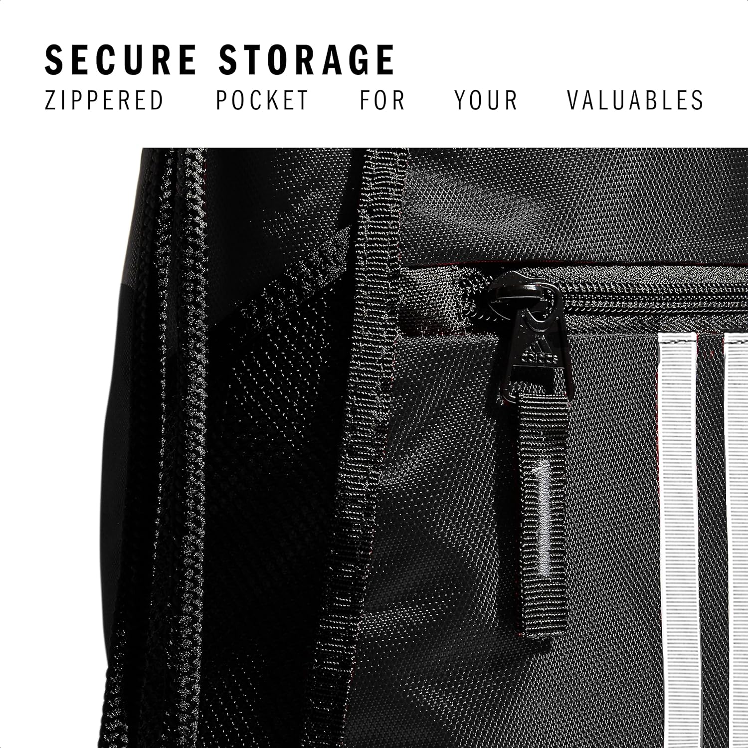 adidas Alliance Sackpack, Drawstring Backpack, Lightweight Small Gym Bag for Women and Men, Black, One Size