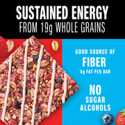 KIND Healthy Grains Energy Bars, Mixed Berry, 19g Whole Grains, Made with Super Grains, Gluten Free Snacks, 10 Ct Value Pack, 14.1oz