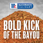 McCormick Culinary Bayou Cajun Seasoning, 21 oz - One 21 Ounce Container of Cajun Seasoning Made With Aromatic Spices for Catfish, Crawfish, Jambalaya and Gumbo