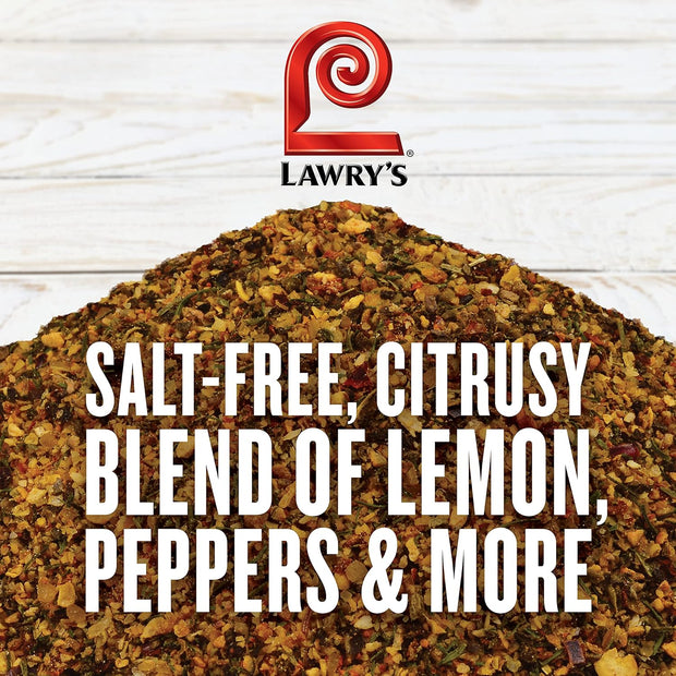 Lawry's Salt Free Mexican Seasoning, 20.75 oz - One 20.75 Ounce Container of Mexican Spice Blend, Perfect for Fajitas, Ground Meats, Rice Bowls, Vegetables and Reduced Sodium Diets