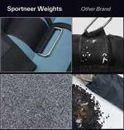 Sportneer Adjustable Ankle Weights for Women and Men 7 lbs/Pair Adjustable Leg Weights with Secure Straps, Strength Training Weighted for Yoga, Walking, Running, Aerobics, Gym, Physical Therapy