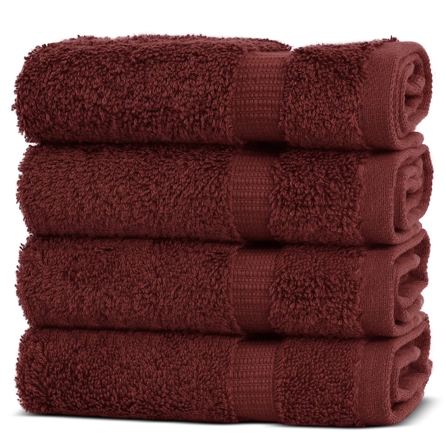 Chakir Turkish Linens | Hotel & Spa Quality 100% Cotton Premium Turkish Towels | Soft & Absorbent (4-Piece Bath Towels, Dark Gray)