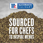 McCormick Culinary Shaker Grind Black Pepper, 16 oz - One 16 Ounce Container of Shaker Grind Black Pepper for Hot, Piney Flavors for Grilling and Cooking at Home
