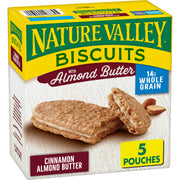 Nature Valley Biscuit Sandwiches, Peanut Butter, Snack Bars, 10 Bars, 13.5 oz