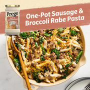 Prego Alfredo Pasta Sauce with Roasted Garlic and Parmesan Cheese, 14.5 oz Jar