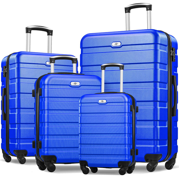 Suitour Luggage Sets 4 piece with Spinner Wheels,Hard Shell Luggage set for Women,16" 20" 24" 28 inches Suitcase Set for Travel Business