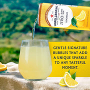 Sanpellegrino Italian Sparkling Drink, Zero Sugar, Lemonade Beverage, 6 Pack Cans 66.9 fl oz