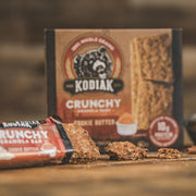 Kodiak Cakes Crunchy Granola Snack Bars, Cookie Butter, High Protein, 100% Whole Grains, 1 box with 6 pouches (12 bars)