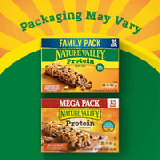 Nature Valley Breakfast Bars, Protein Granola Bars, Peanut Butter Dark Chocolate, Chewy, Gluten-Free, Individually Wrapped, On-the-Go, No Artificial Flavors or High Fructose Corn Syrup, 15-Count Box
