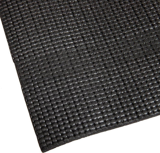 Mind Reader YOGAPVC-BLK All Purpose Extra Thick Yoga Fitness & Exercise Mats with Carrying Strap, High Density Anti-Tear