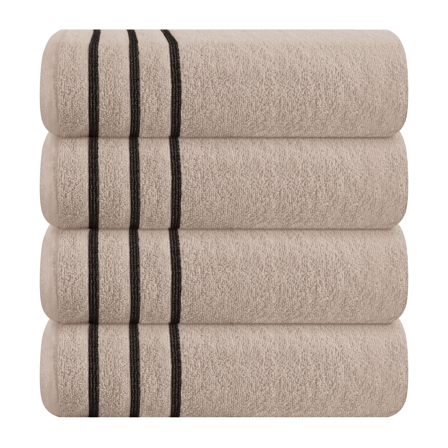 MyOwn Cotton 2 Pack Oversized Bath Towel Set 28x55 inches, Large Bath Towels, Ultra Absorbant Compact Quickdry & Lightweight Towel, Ideal for Gym Travel Camp Pool - Coral Orange, 71617