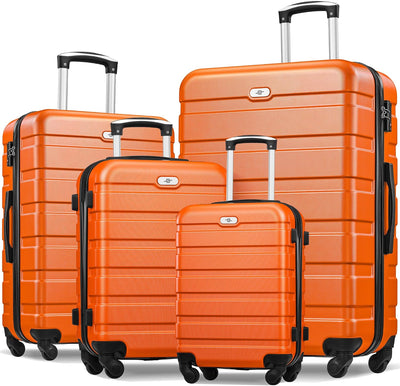 Suitour Luggage Sets 4 piece with Spinner Wheels,Hard Shell Luggage set for Women,16" 20" 24" 28 inches Suitcase Set for Travel Business