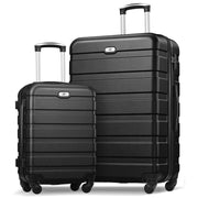 Suitour Luggage Sets 2 piece, Lightweigh Luggage Set with Spinner Wheels, 19/27 inch Travel Suitcase Set