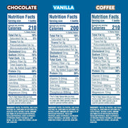 Ripple Plant Based Protein Shake Variety Pack | 20g of Quality Sourced Pea Protein, Calcium Rich | Shelf Stable | Vegan & Non GMO | Dairy, Soy, Nut, & Gluten Free | 12 Fl Oz Bottles (Pack of 12)