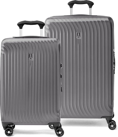 Travelpro Maxlite Air Hardside Expandable Luggage, 8 Spinner Wheels, Lightweight Hard Shell Polycarbonate, Shadow Grey, 2-Piece Set (21/25)