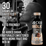 Jocko Fuel Mölk RTD Protein Shakes Bundle - Chocolate & Sweet Cream Coffee (24 Pack)